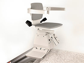 Bruno Elan stairlift with rotated seat